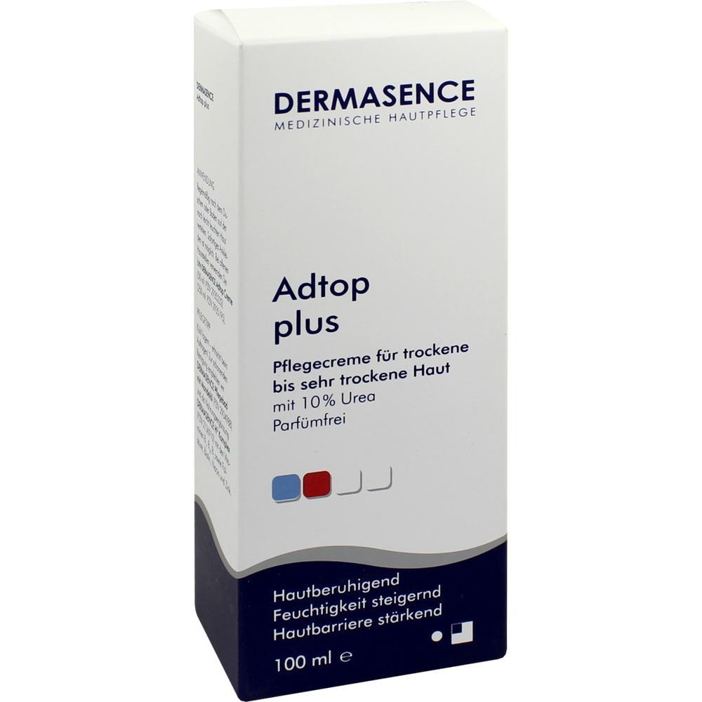 Weiße Verpackung einer parfümfreien Creme für trockene Haut mit 10% Urea, 100 ml.